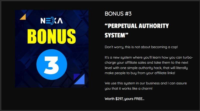 Nexa Bonus 3