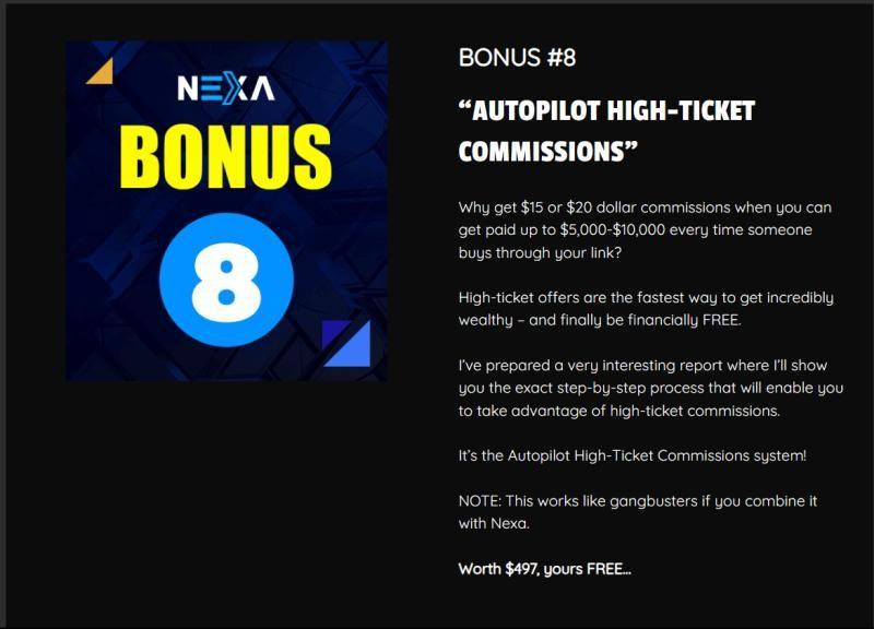 Nexa Bonus 8