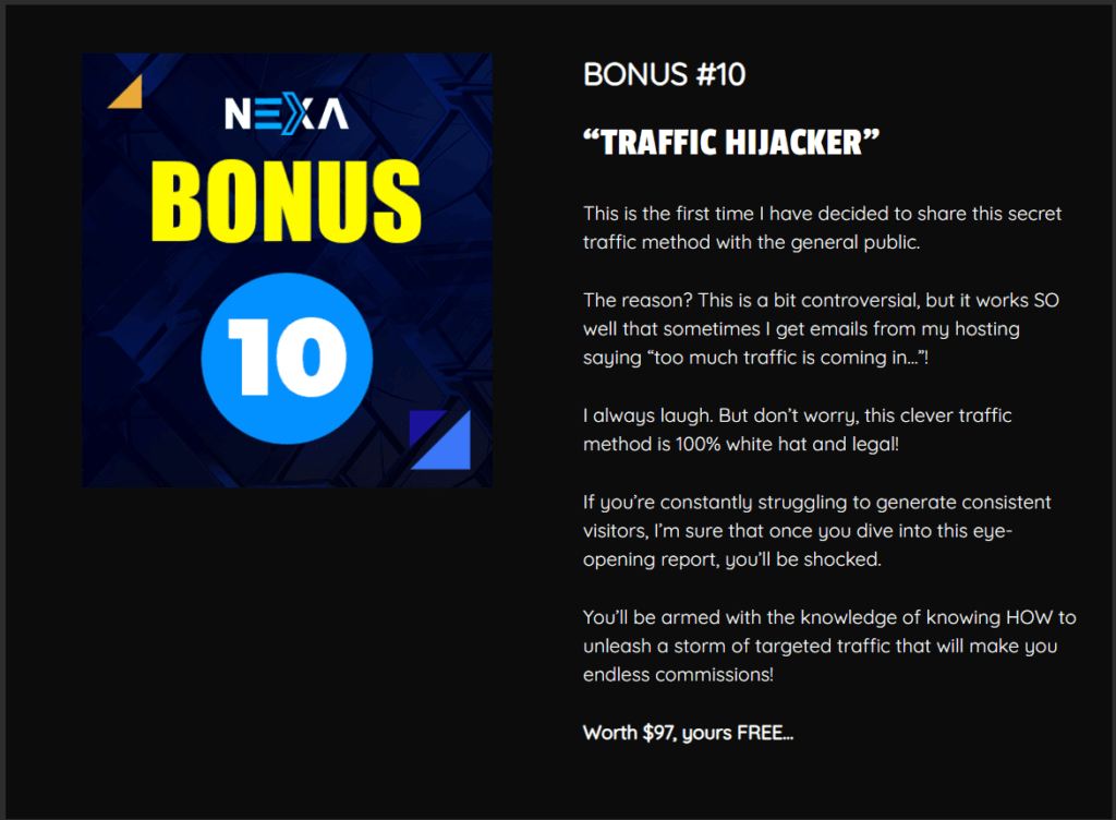 Nexa Bonus 10