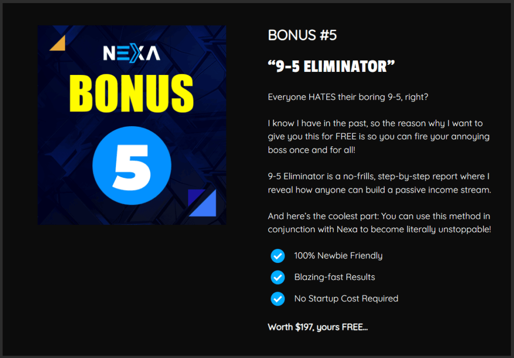 Nexa Bonus 5