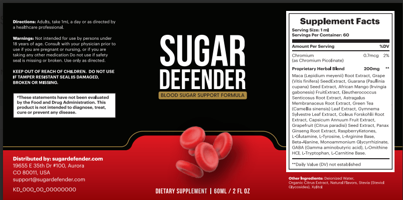 Sugar Defender Review – Drops Formula